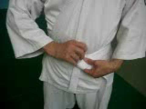 Aikido: hvordan man binder et bælte